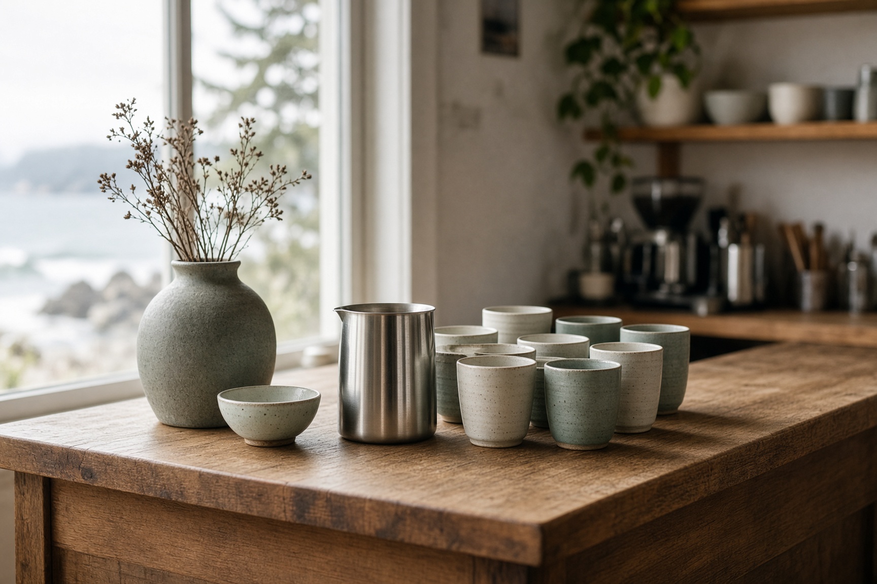 A cafe counter